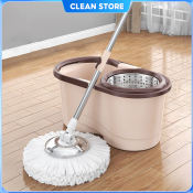 Magic Tornado 360 Spin Mop with Stainless Steel Bucket Set