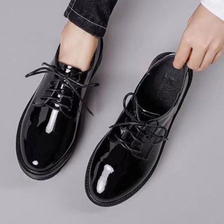 Black Shoes Police Guard Security Black shoes for Men high quality low cut black