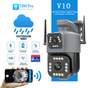 V380 Pro Outdoor WiFi CCTV Camera - 8MP, Auto Tracking