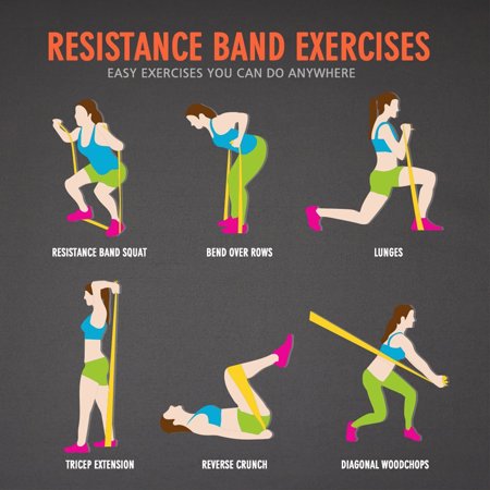 long resistance bands workout