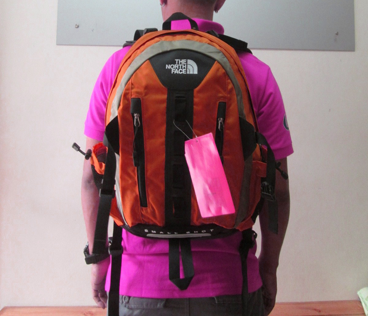 THE NORTH FACE SMALLSHOT BRICKY BAG BACKPACK 100 ORIGINAL