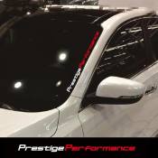 Prestige Performance Front Windshield Car Sticker - Reflective Decal