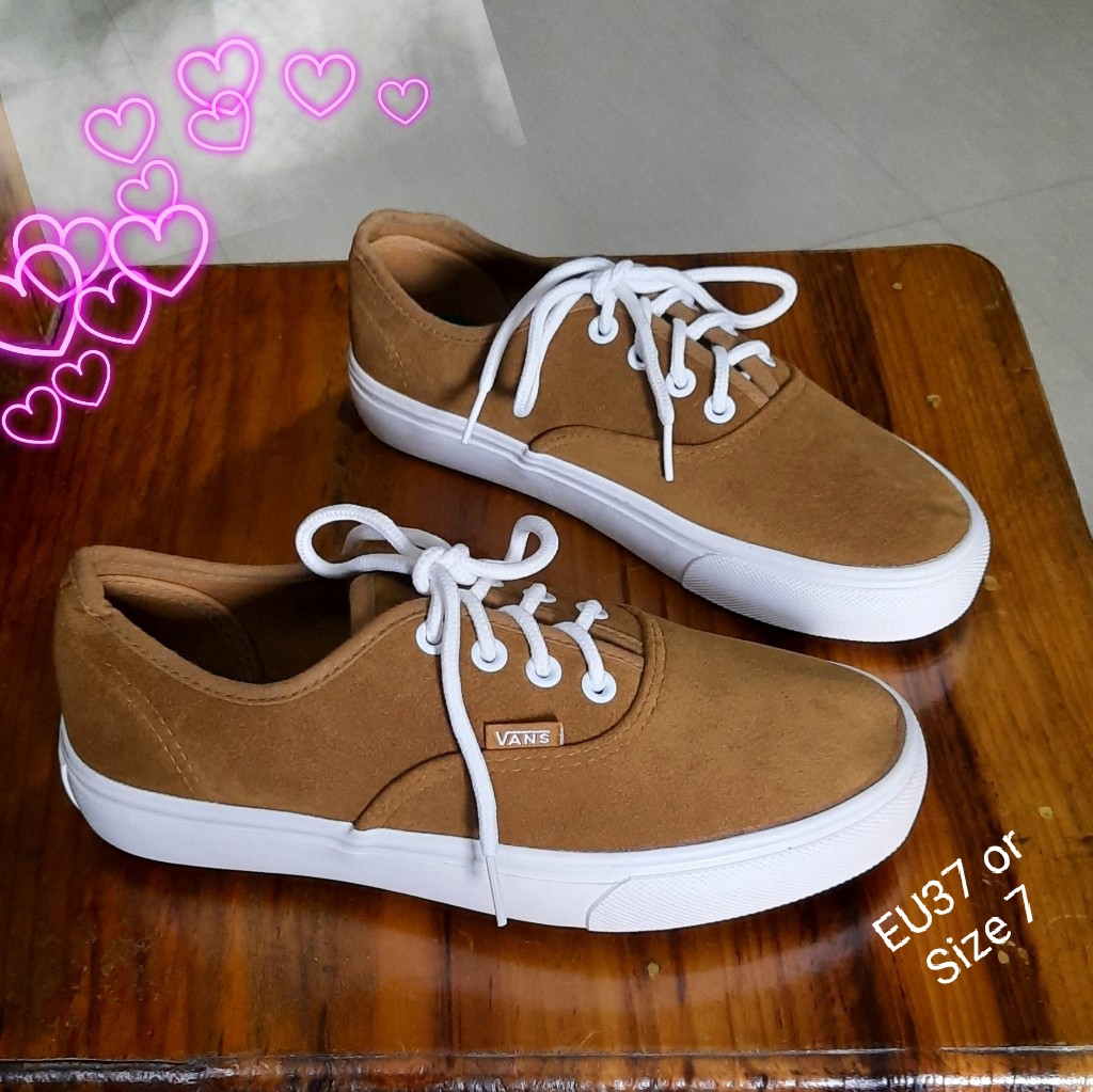 vans brown trainers