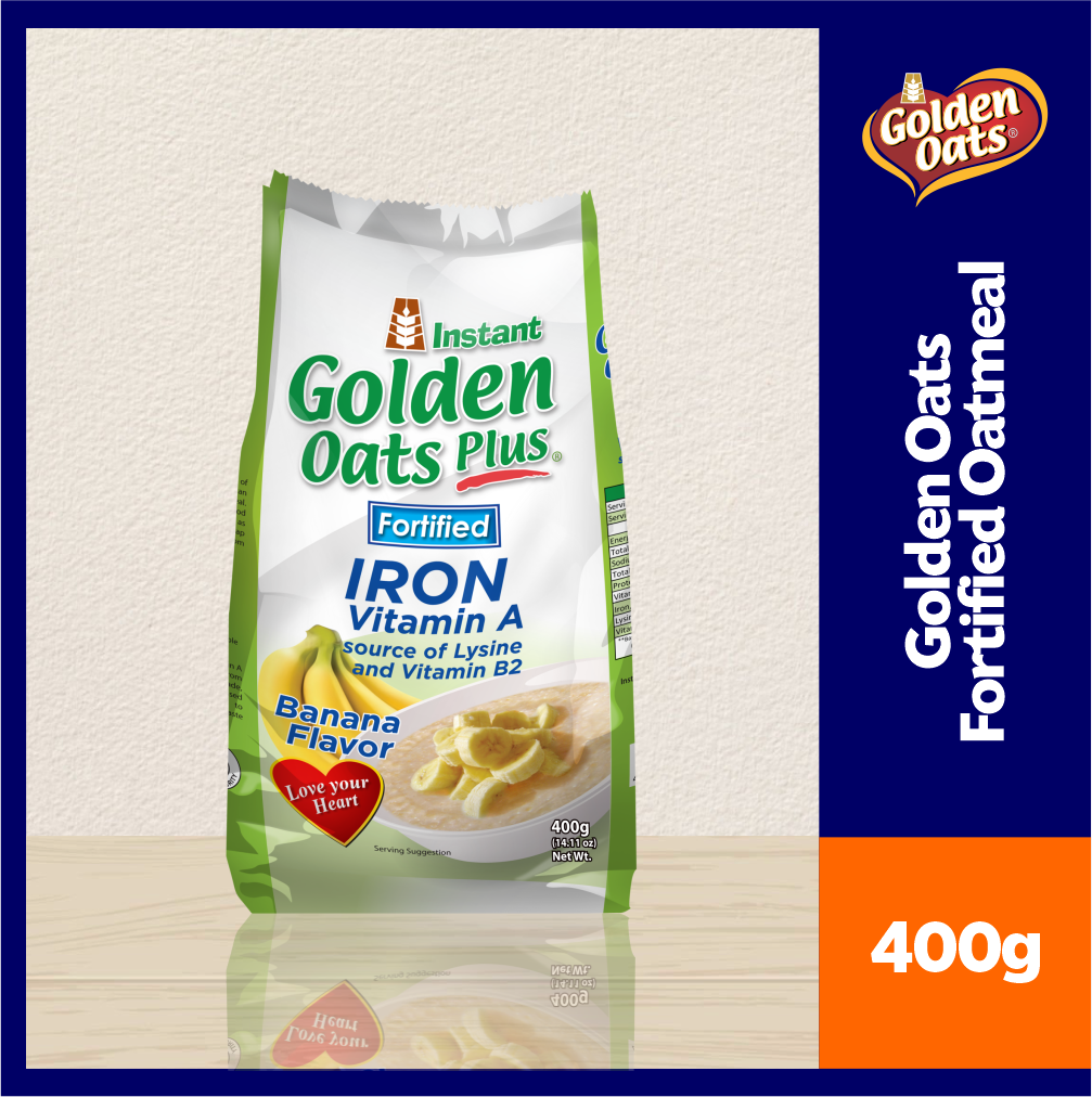 GOLDEN OATS Plus Vitamin C with Strawberry Cream 35g (SINGLE