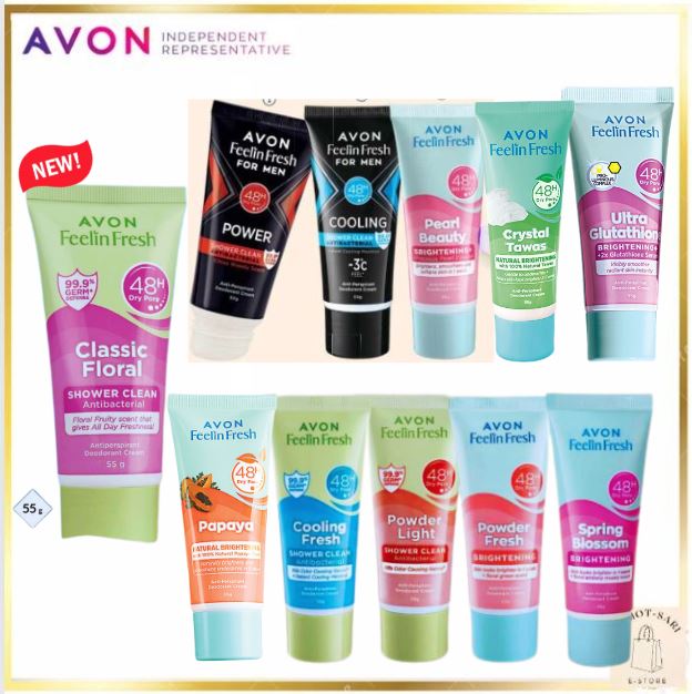 Avon Feelin Fresh Anti-Perspirant Deodorant Creams for Men