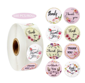 500pcs Thank You For your Order/Thank You Sticker Label Adhesive Sticker Round Seal Sticker