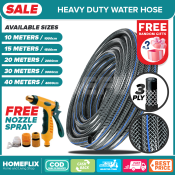 PVC Pressure Washer Garden Hose Set, 20 Meter Length