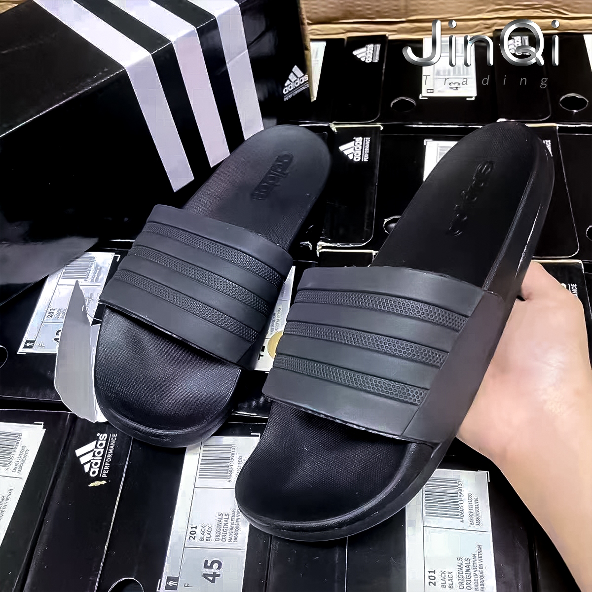 Adidas - Cloudfoam Plus Mono Adilette ✔️ | Adidas slippers, Sheer dress  socks, Sneakers n stuff