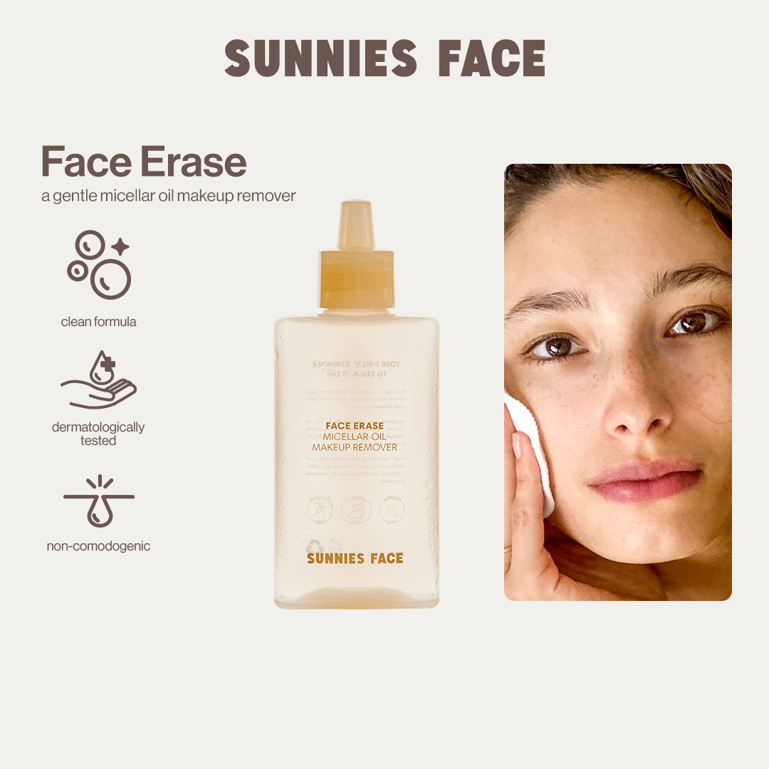 Discount on Sunnies Face  shoes - SKU:  Face Erase [Gentle Micellar Oil Makeup Remover]