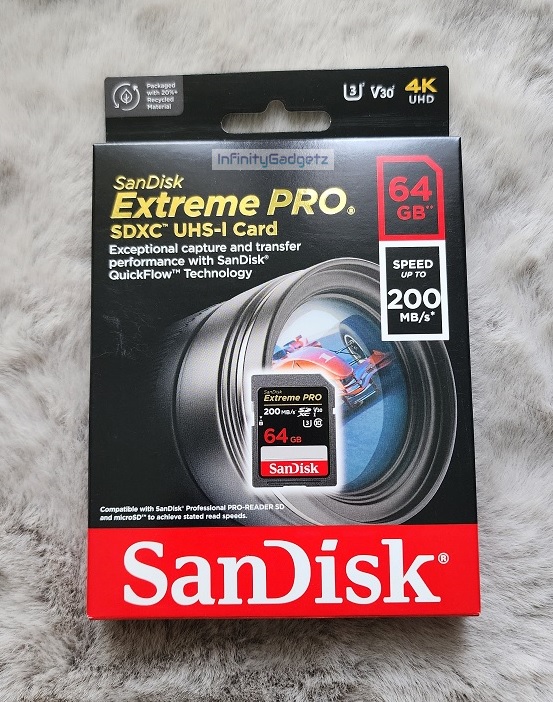 Sandisk Extreme PRO 64GB Micro SD A2 Class 10 200MB/s for Go Pro, DJI,  Akaso Action Cam and Drones SDSQXCU-64G Lazada PH
