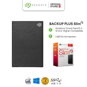 Seagate Backup Plus Slim 1TB/2TB Portable External Hard Drive