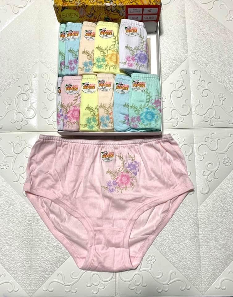 Original SOEN Ladies Semi-full panty (SMP) 12 pcs/box (Random