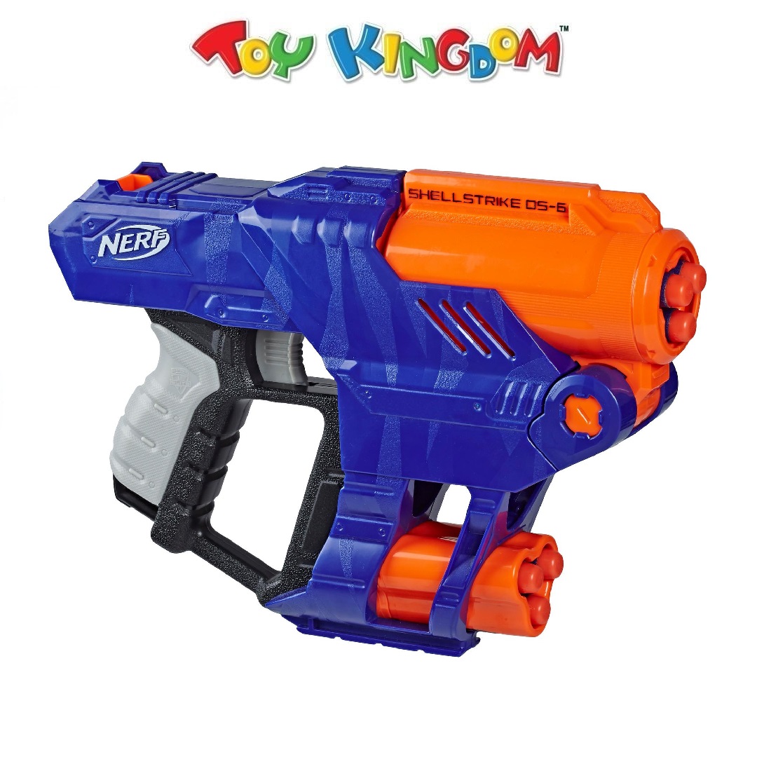 NERF Shellstrike DS-6 Blaster Toy for Boys | Toy Kingdom