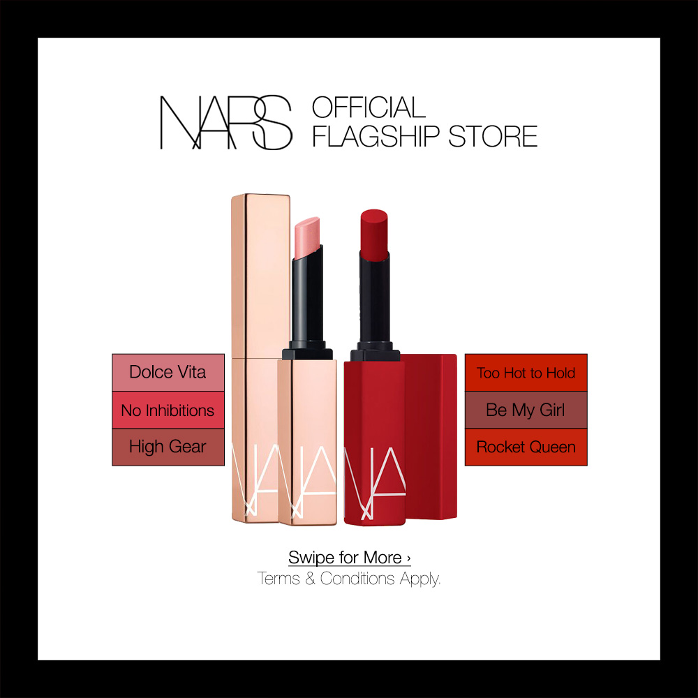 Discount on Nars  shoes - SKU: [Matte And Glow Lip Duo] Nars Afterglow Sensual Shine Lipstick + Nars Powermatte Lipstick