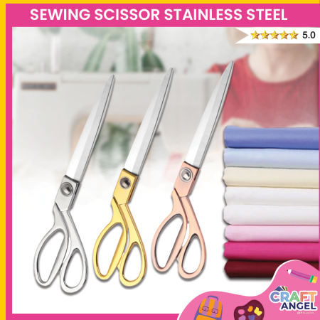 Professional Tailor Scissor - Stainless Steel Fabric Cutting 