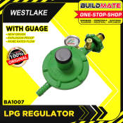 LPG Regulator with Lock & Gauge M-GAS BA1007 BUILDMATE
