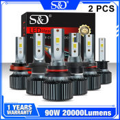 Super Bright H4 LED Headlight Bulbs for Car S&D