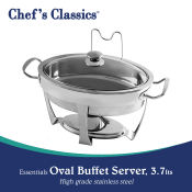 Chef's Classics Oval Buffet Server - 3.7lts