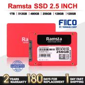 Ramsta SATA III SSD for Desktop Laptop server, various capacities
