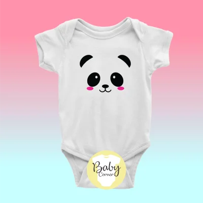 Panda ( statement onesie / baby onesie / infant romper / infant clothing / onesie ) (8)