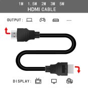 High Speed HDMI Cable - 4K Video - 3M Length
