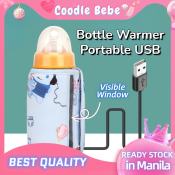 Portable USB Baby Bottle Warmer for Aveat/Bebeta/Pigeon Bottles