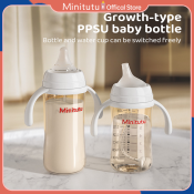 Minitutu PPSU Leak-proof Feeding Bottle & Straw Cup