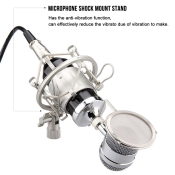 Professional Condenser Microphone Set with Stand - SD-MM5