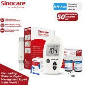 Sinocare Safe-Accu Glucometer Set for Diabetes with Test Strips