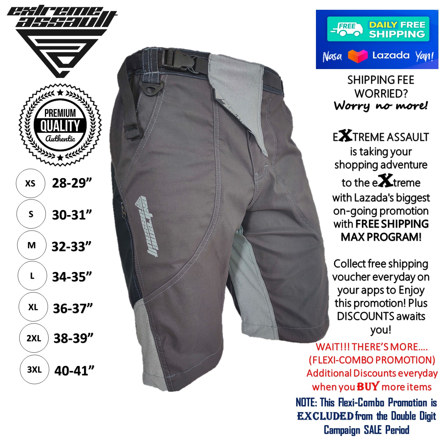 Extreme assault mtb shorts discount