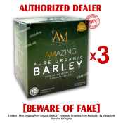 iAM Worldwide Organic Barley Powdered Drink - 3 Boxes