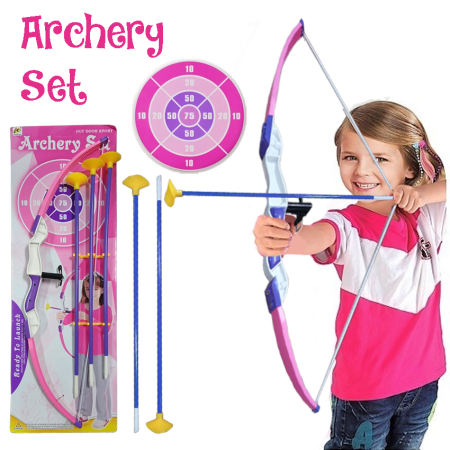 Archery Set with Safe Suction Arrows - Outdoor Toy