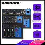 4 / 7 Channel Audio Mixer Bluetooth USB Sound Mixer System