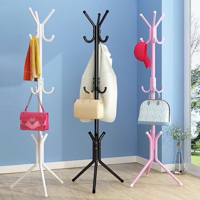 Garment Clothes Coat Rack Stand Wooden Tree Hanger Bag Hat Hook Holder –  Quildinc