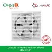 Omni 8" Wall Mounted Exhaust Fan - Genuine and Original