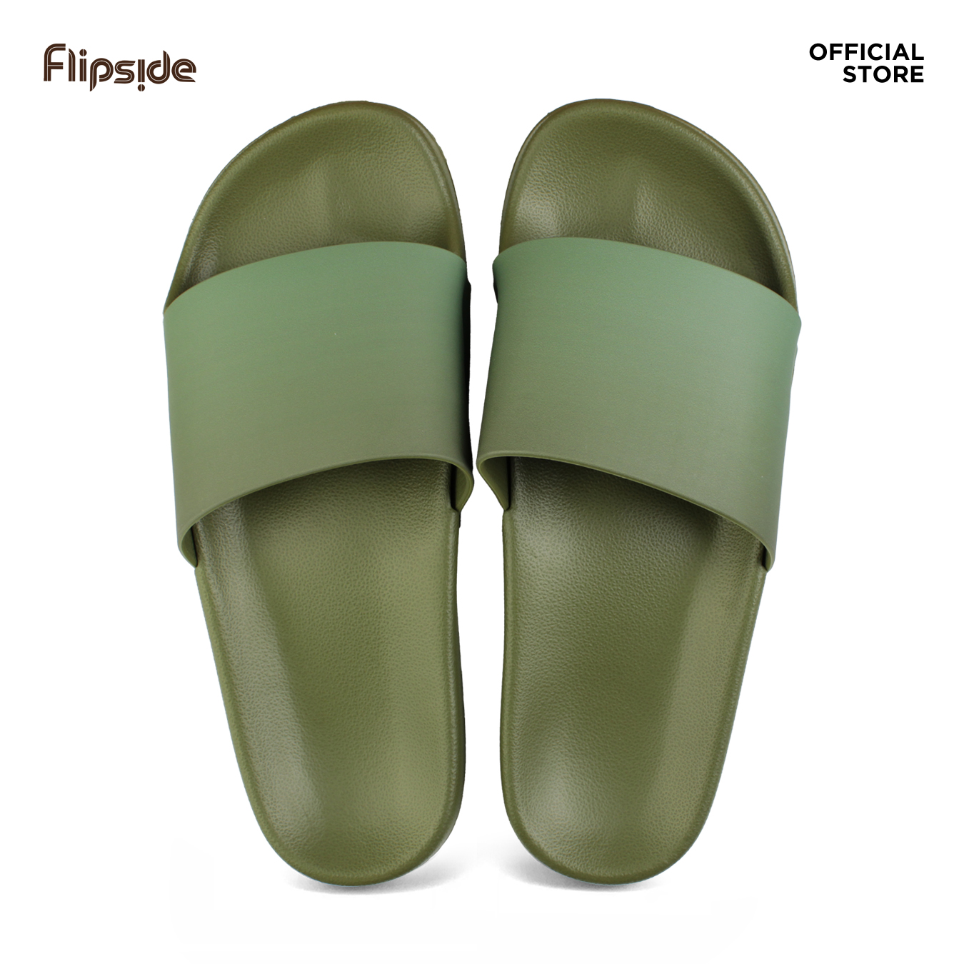 Army green flip on sale flops