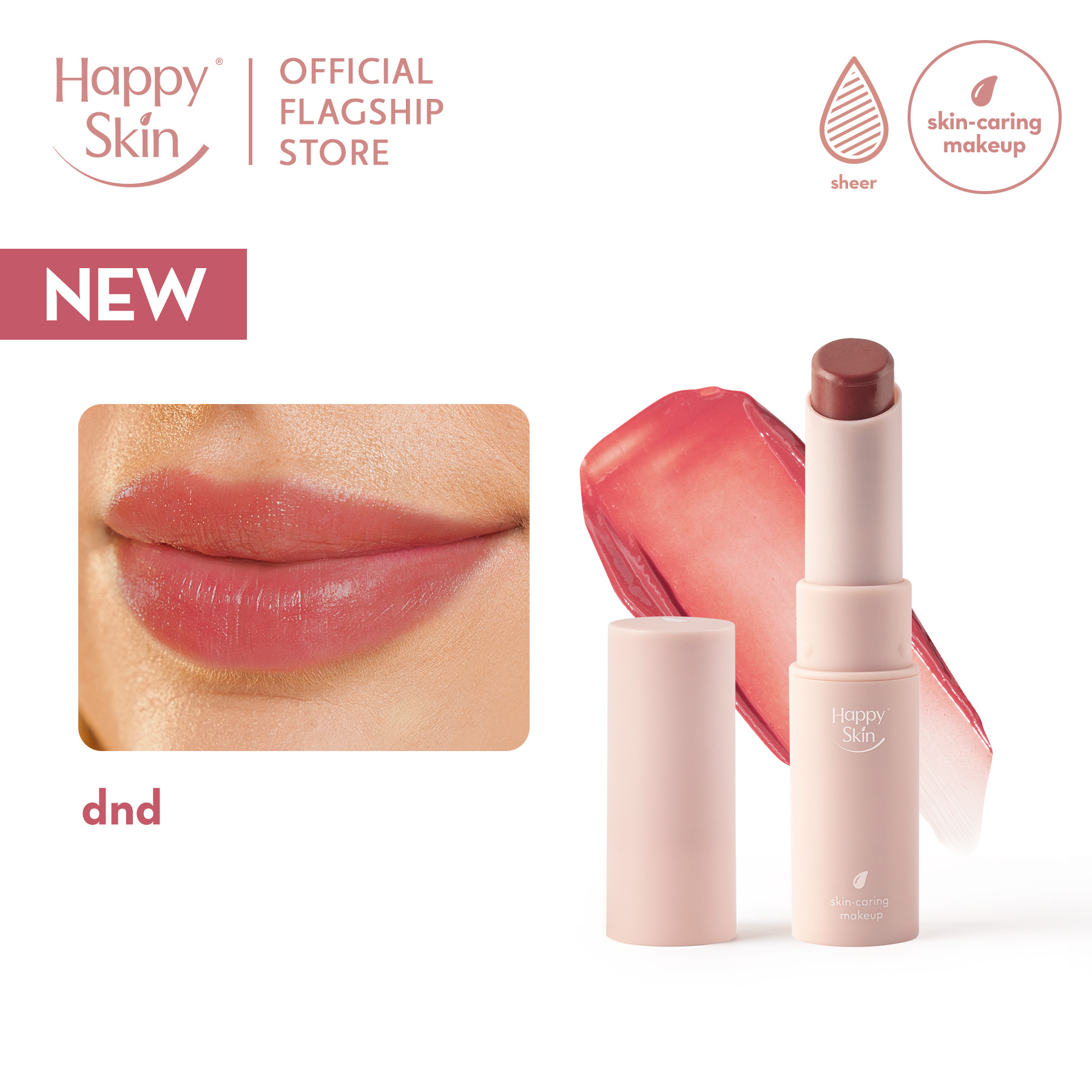 Discount on Happy Skin  shoes - SKU: Happy Skin Lip Slip in DND [Weightless Balmy Lip Tint]