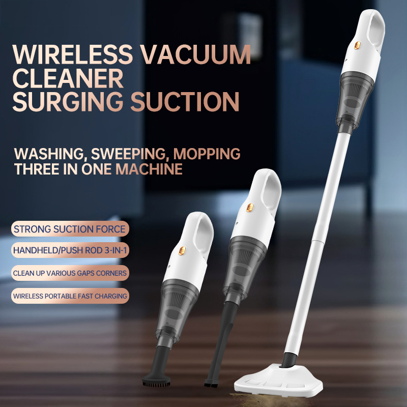 3-in-1 Cordless Vacuum Cleaner with HEPA Filtration - 20000PA