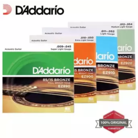 Dario Bronze Acoustic Guitar Strings - Made in USA