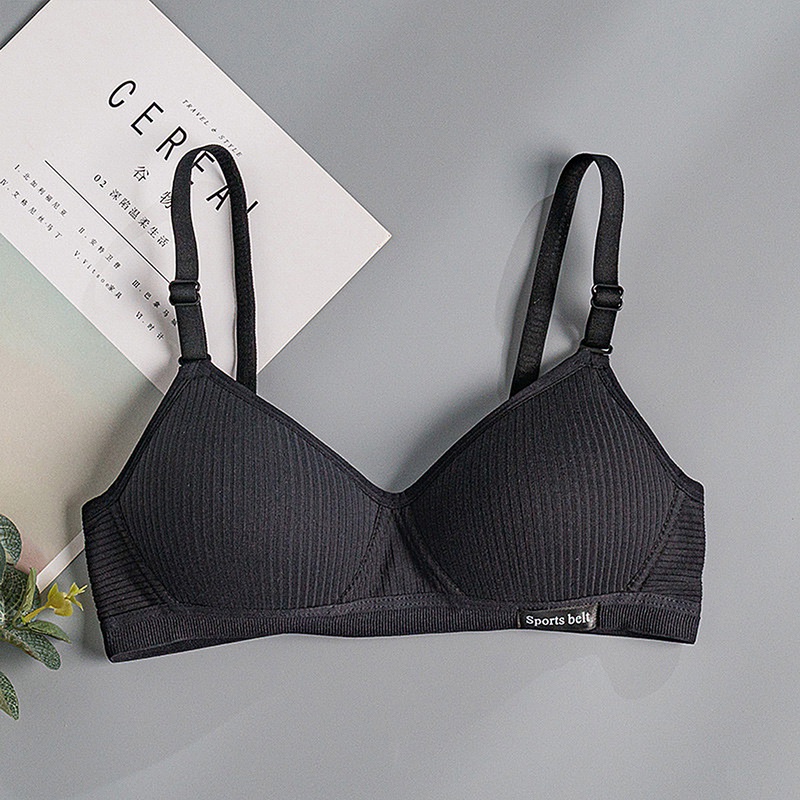 Motovita Cotton Seamless Brassiere Women AB Cup Bra Without Steel Ring Gathered Bra Comfort V Brassiere Push Up Lingerie For Women - Image 4