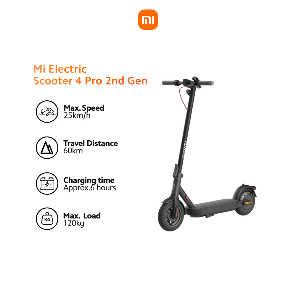 Xiaomi Electric Scooter Pro (2nd Gen) Local Supplier Warranty