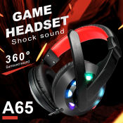 ASPOR Gaming Headset with Noise Cancelling Mic - A65/A3