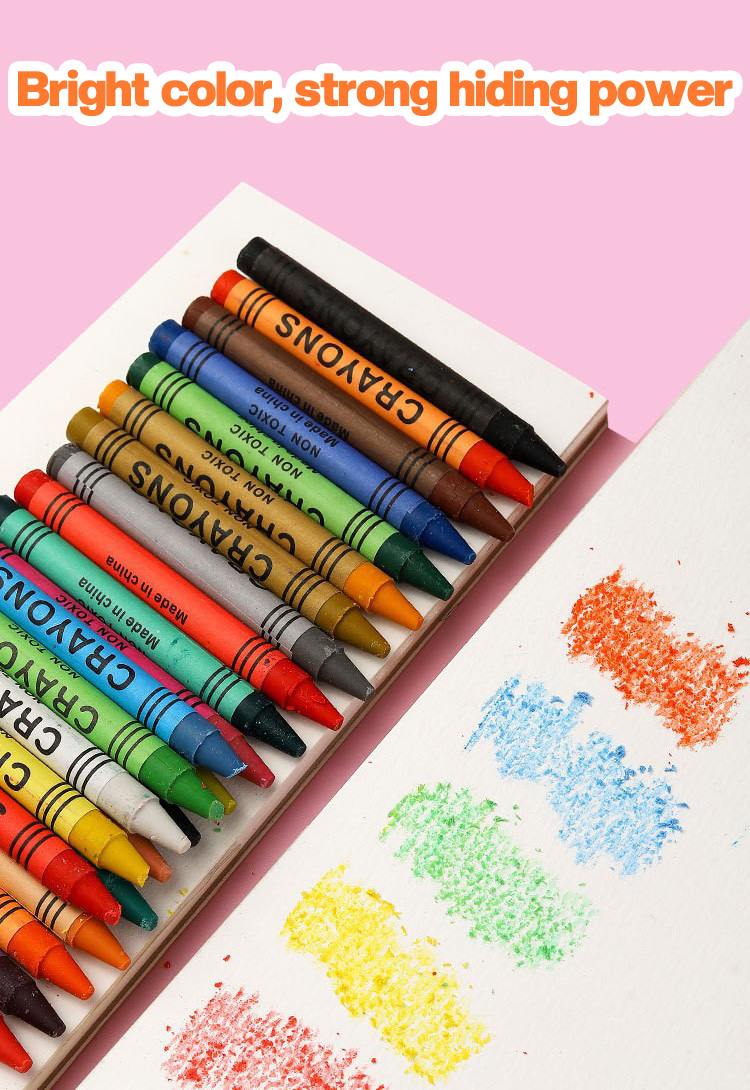 6/8/12/24Pcs Crayons for Kids School Supplies Grades 3-5 Crayons for Ages 7  8 9 10 Coloring Art Supplies Creative DIY Graffiti - AliExpress