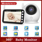 360deg Smart Baby Monitor with 4.3in LCD Display