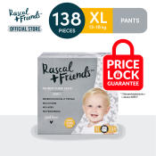 Rascal Friends Super Jumbo XL Diaper Pants (138 pcs)