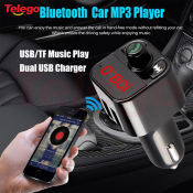 Telego CAR B5 Bluetooth Car Charger with Dual USB
