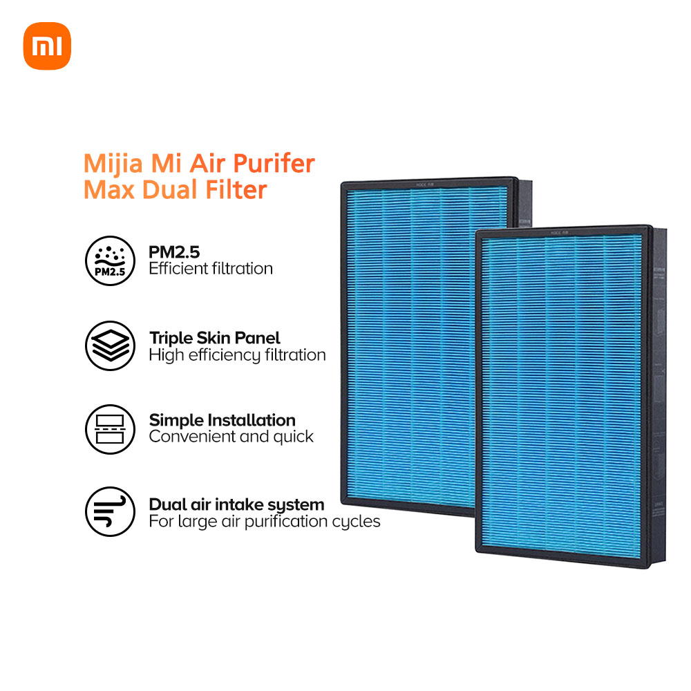 Xiaomi Mijia Mi Air Purifier Max High-Density Filter Replacement Dual-Filter Pack