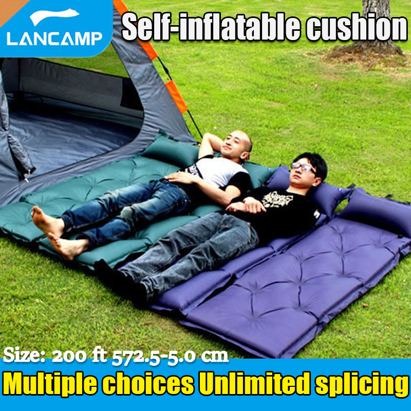 Auto Inflatable Camping Sleeping Mat with Pillow, Ultralight Travel