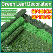 Artificial Leaf Privacy Fence Roll - UV Protected Garden Screen