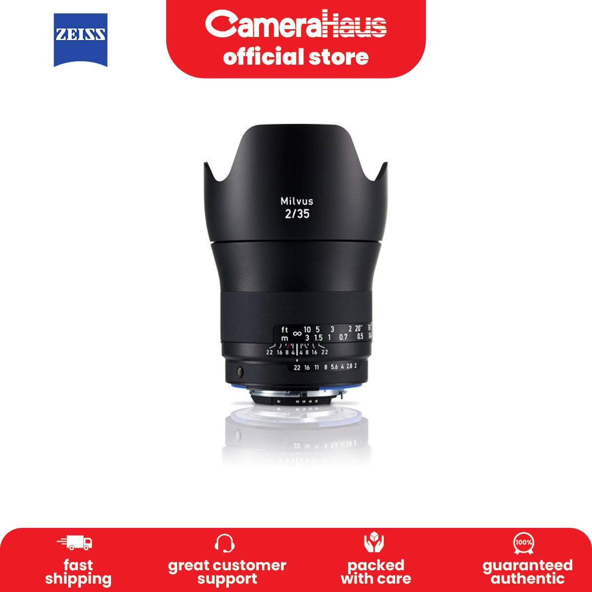 ZEISS Milvus 35mm F2 Lens for Nikon F Lazada PH
